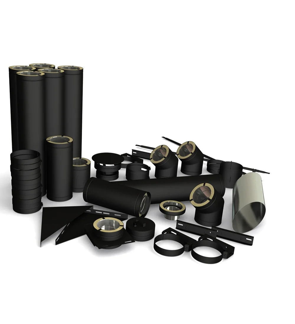 Twin Wall External Flue System Kit with Offset 5 Inch MB