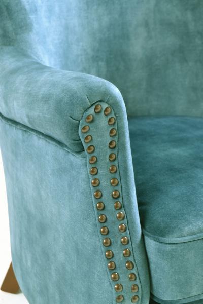 Cromarty Armchair In Vintage Teal