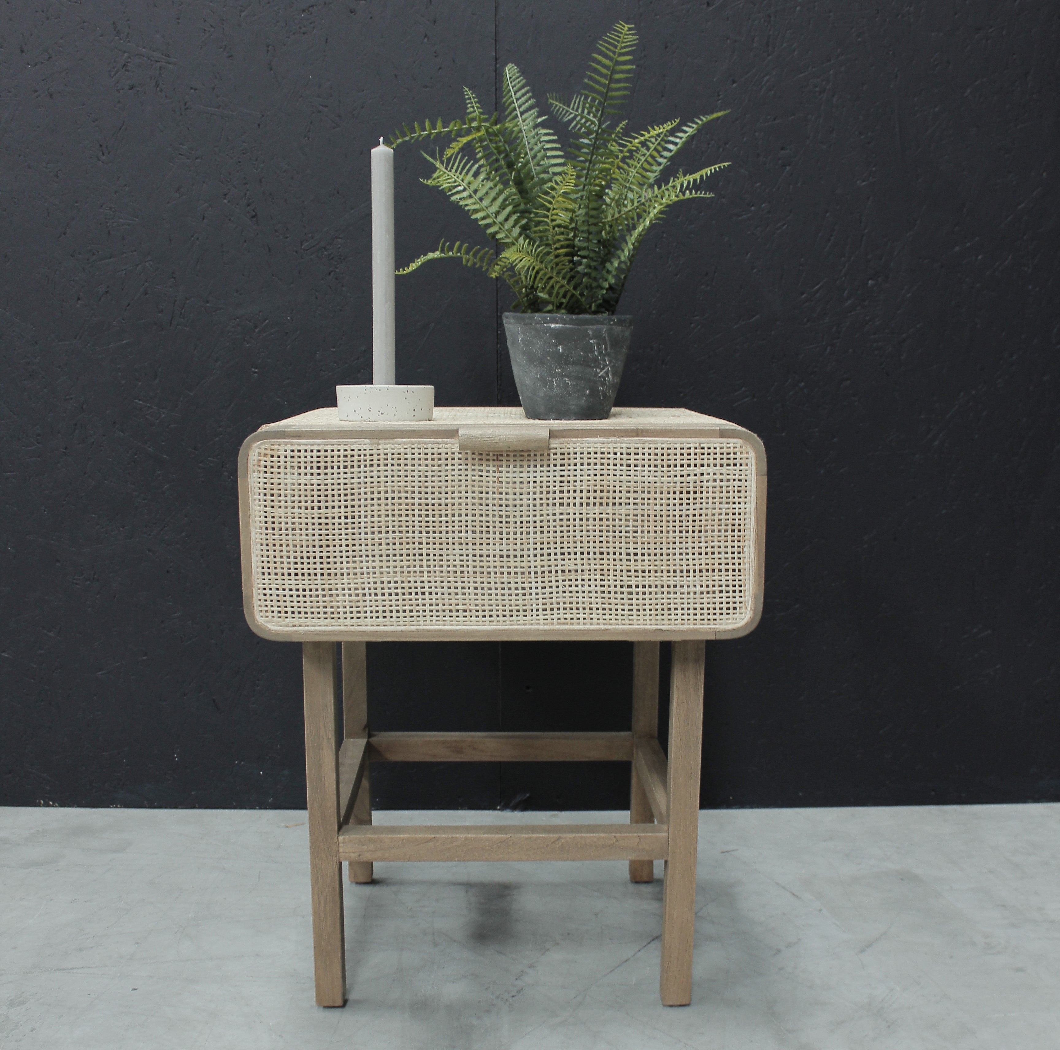 Rattan Bedside*