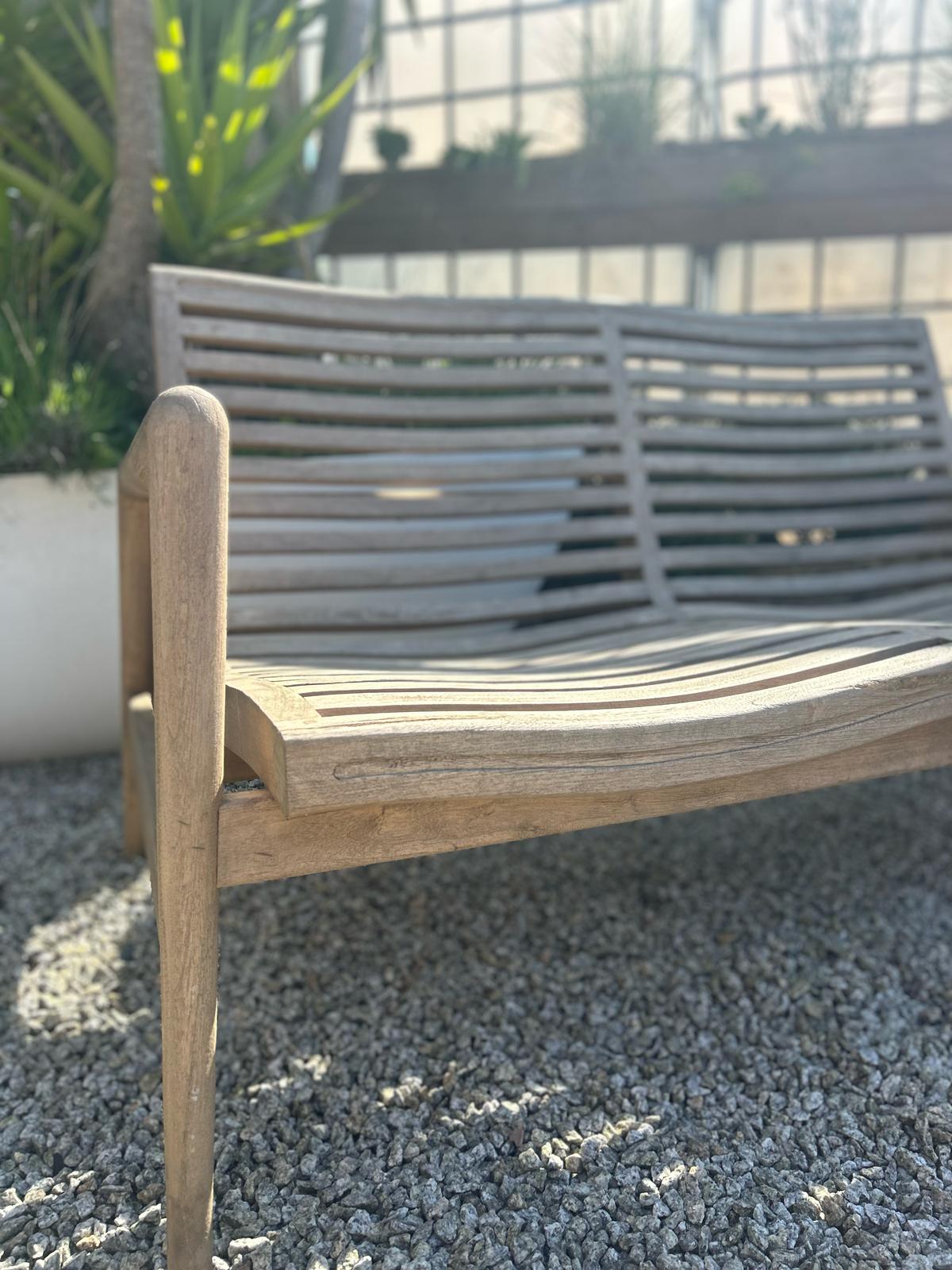 Teak Garden 2 Seater
