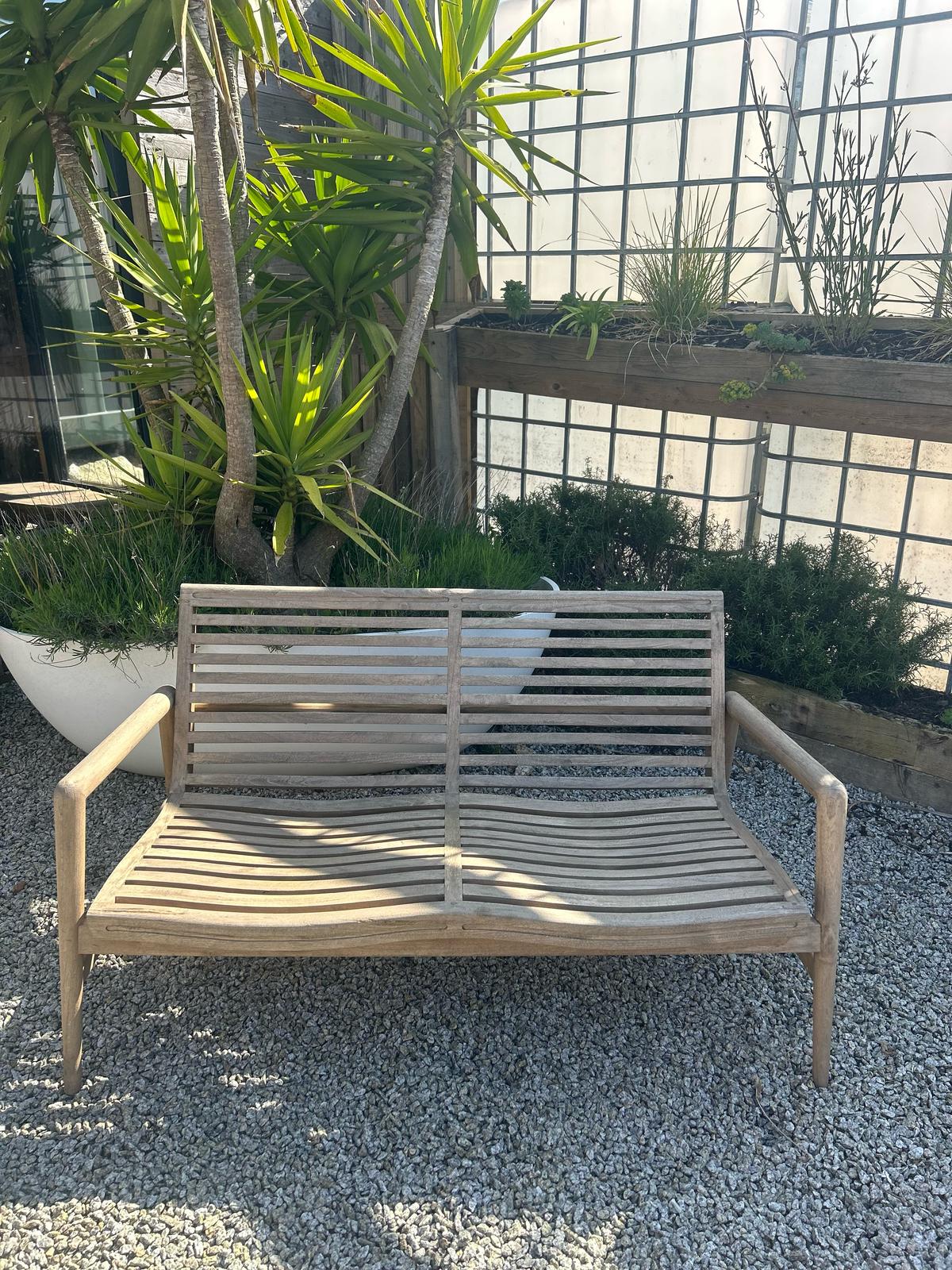 Teak Garden 2 Seater