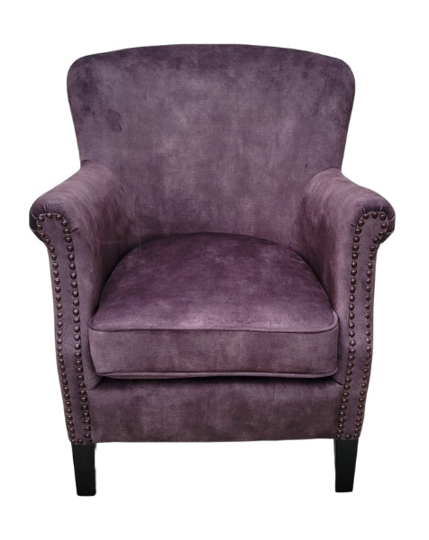 Cromarty Armchair In Vintage Charcoal*