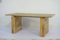 Dewan Wooden Sq. Design Wood Top Dining Table