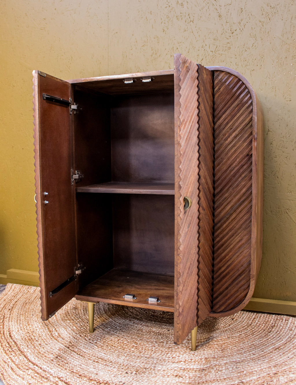 Sonar Wooden Chip 2 Door Cabinet