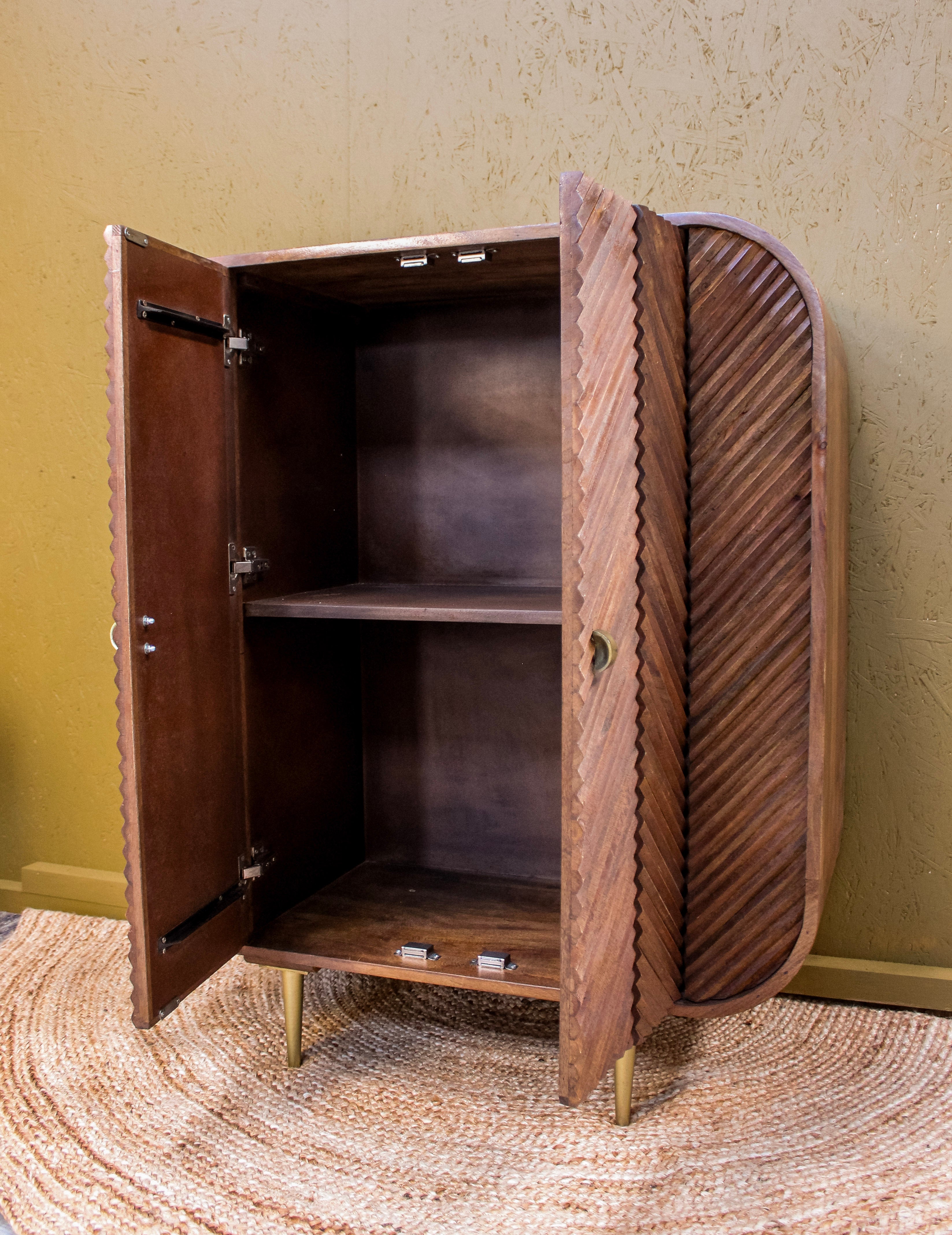 Sonar Wooden Chip 2 Door Cabinet