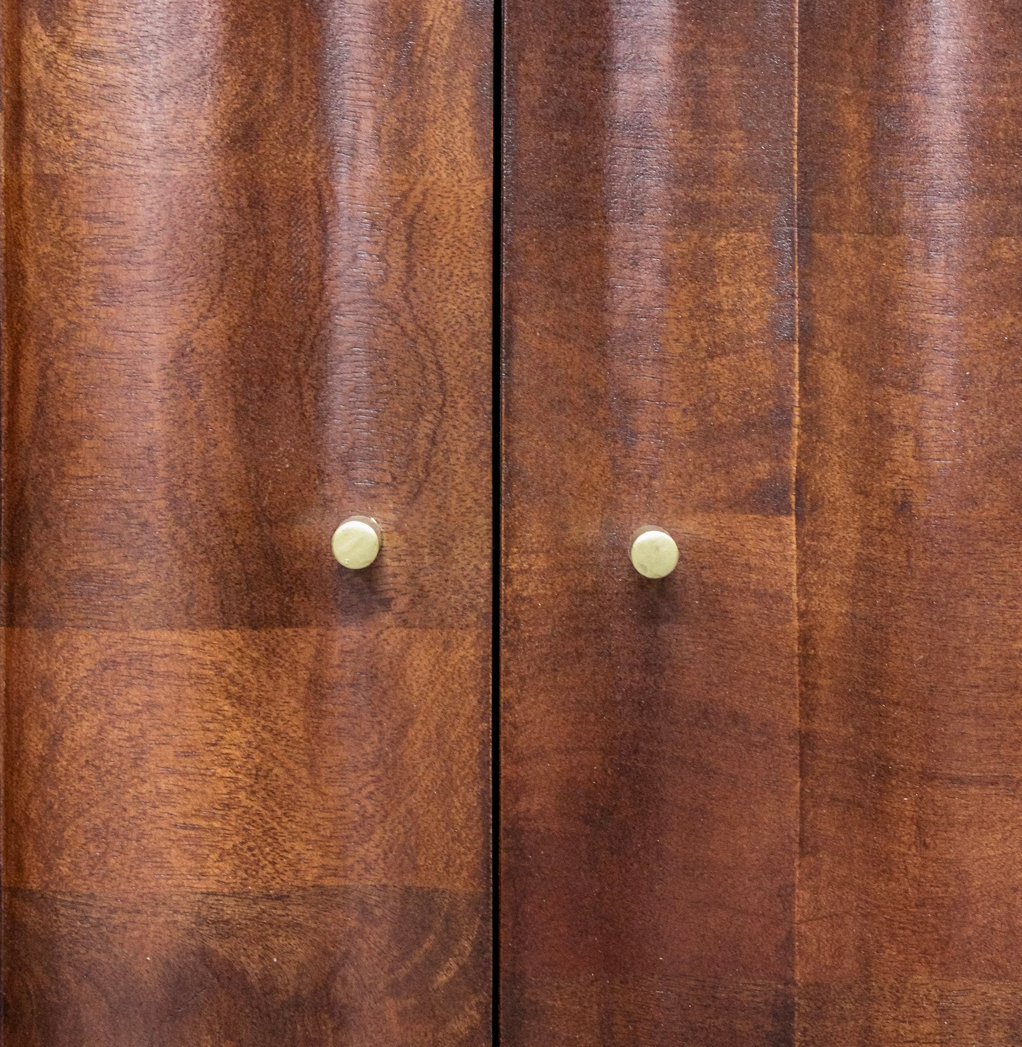 Indok Wooden 4 Door Carving Design Marble Top Side Board