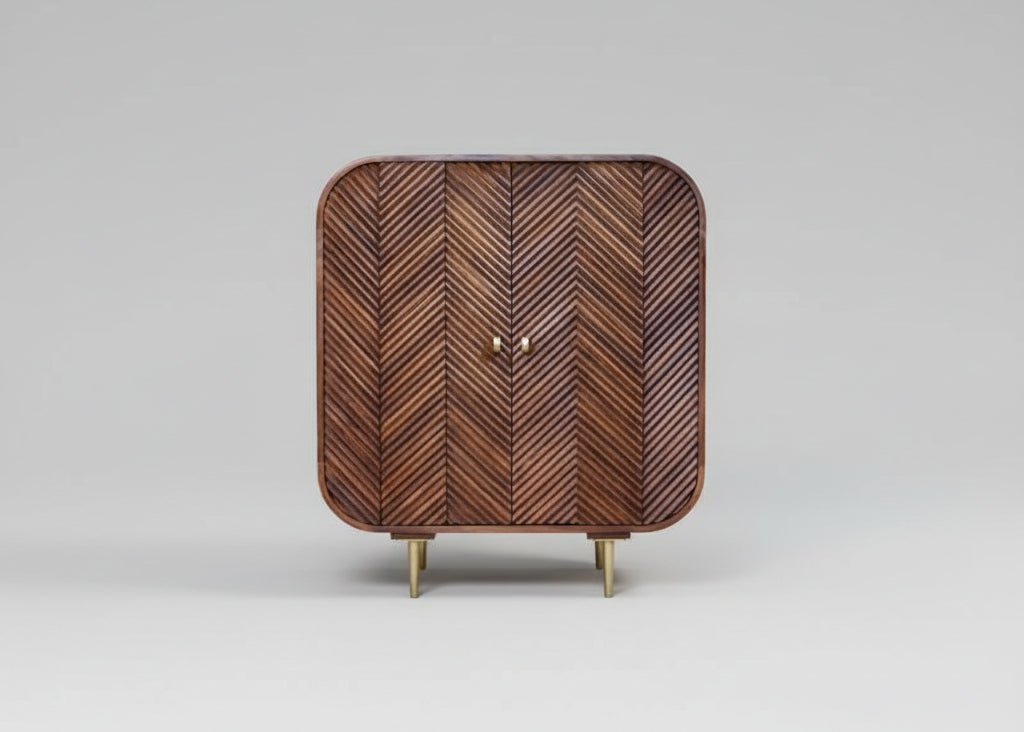 Sonar Wooden Chip 2 Door Cabinet