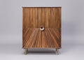 Sanpur Wooden 2 Door Chip Design Cabinet