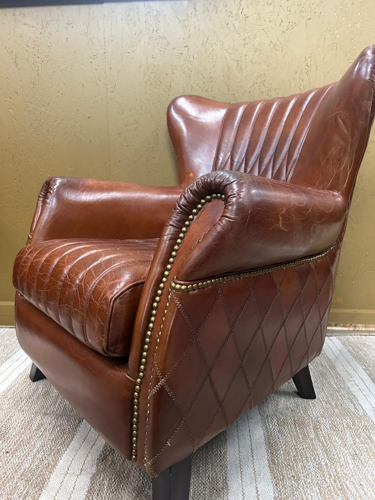 Vintage Leather Aston Armchair