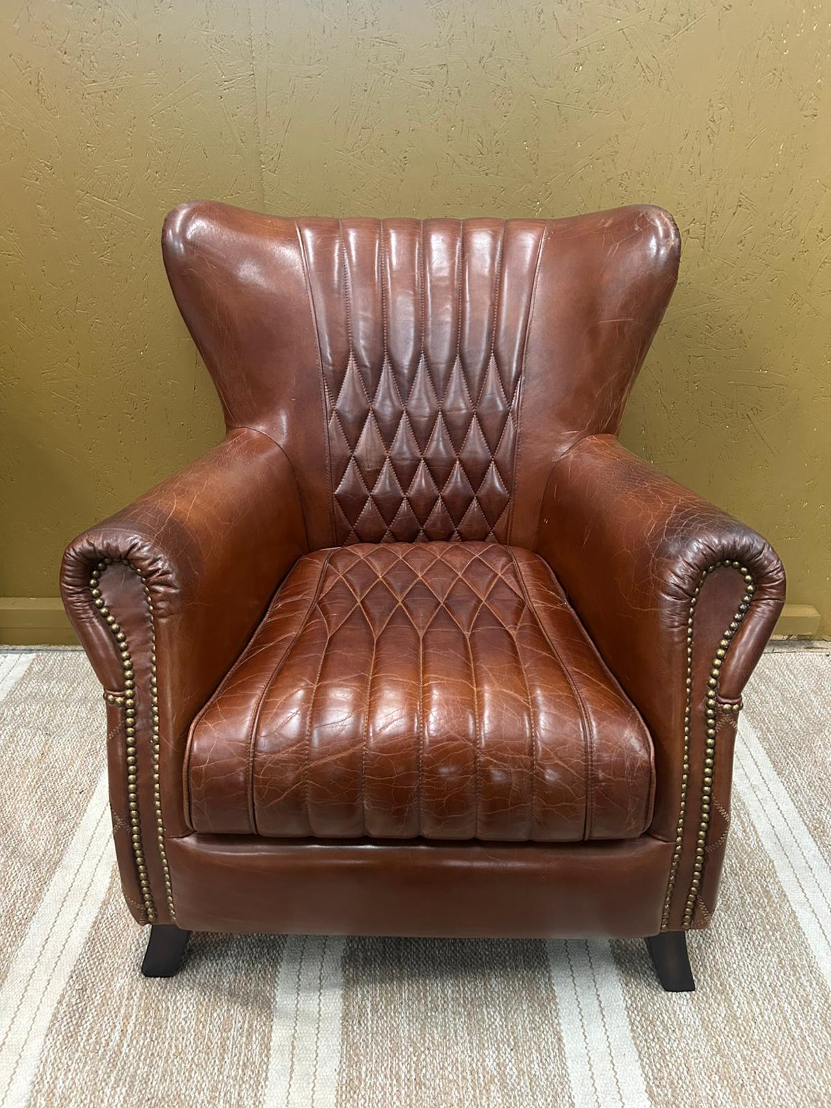 Vintage Leather Aston Armchair