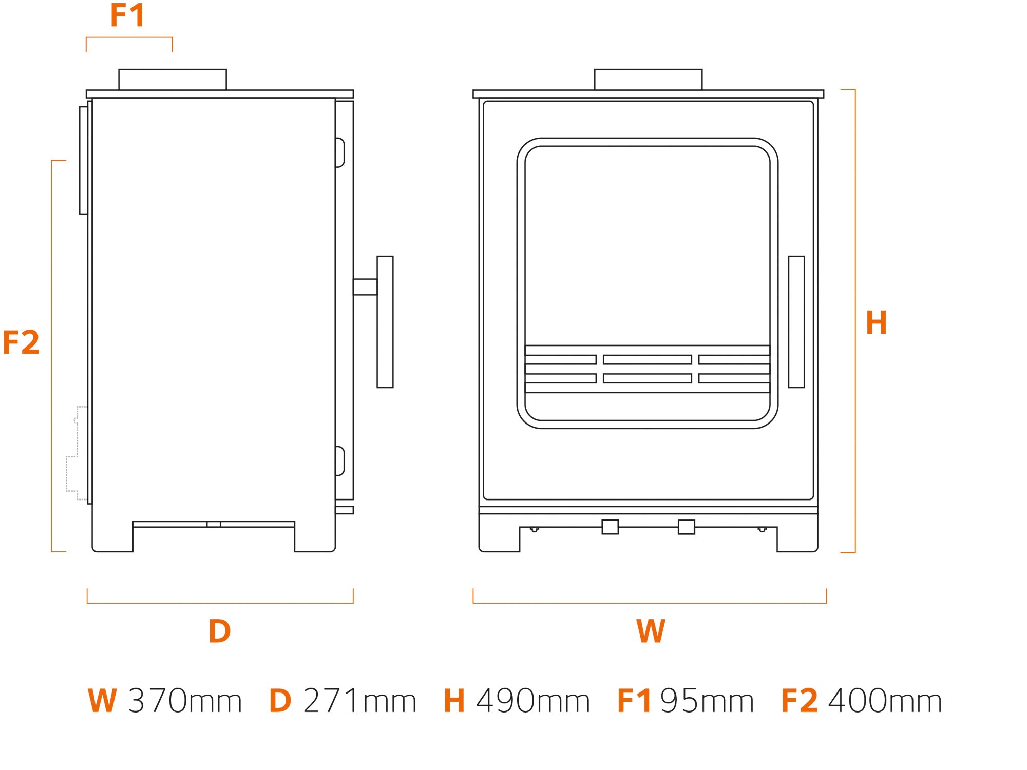 Buddy Stove 4 Multi fuel Stove