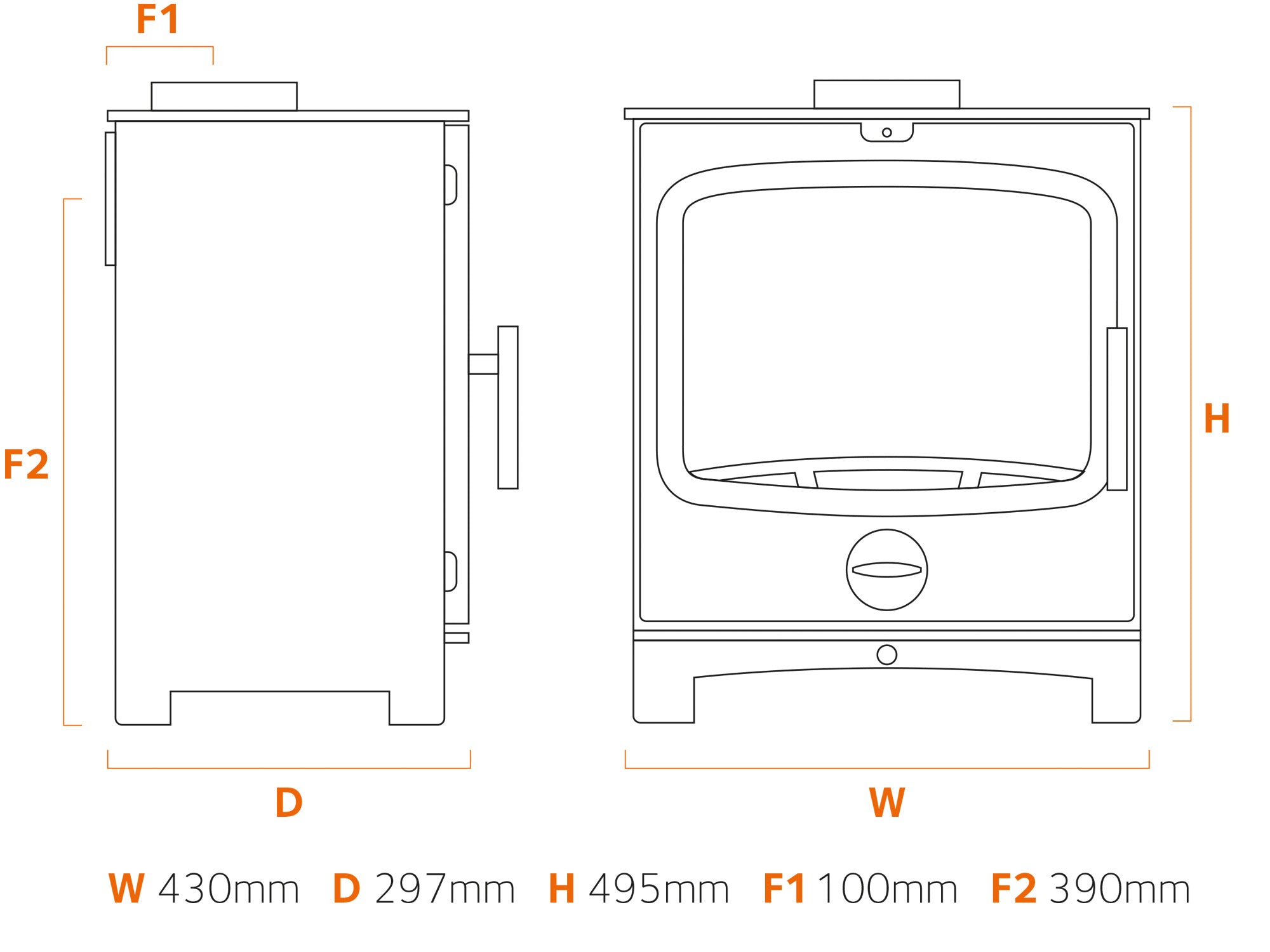 Stubby 5 Multi fuel Stove