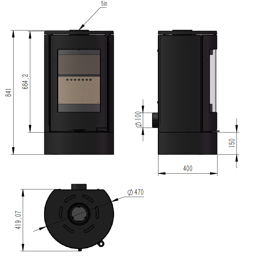 Explorer C5 with 150mm Plinth