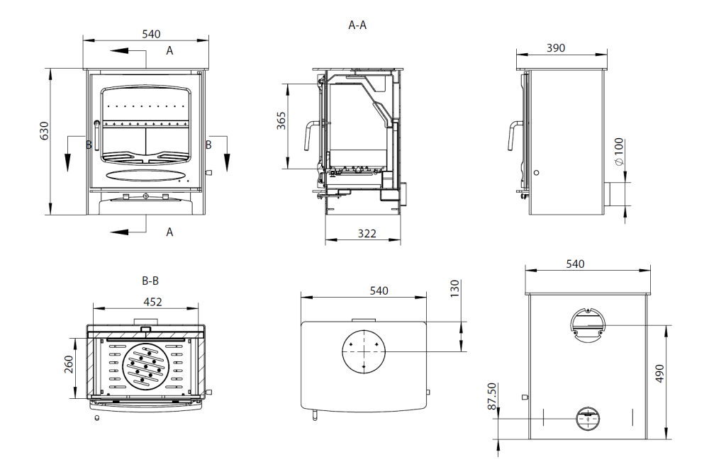 Henley Sherwood 12kW Multi Fuel (Eco)