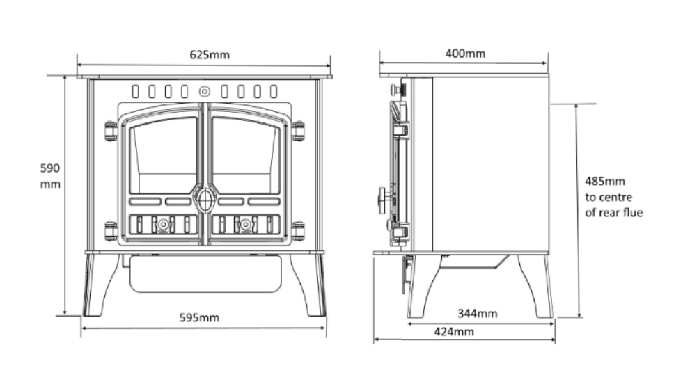 Hunter Herald 6 Natural Gas (Single Door)