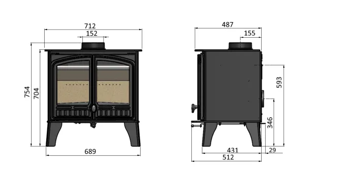 Hunter Herald 14B Eco Boiler Stove