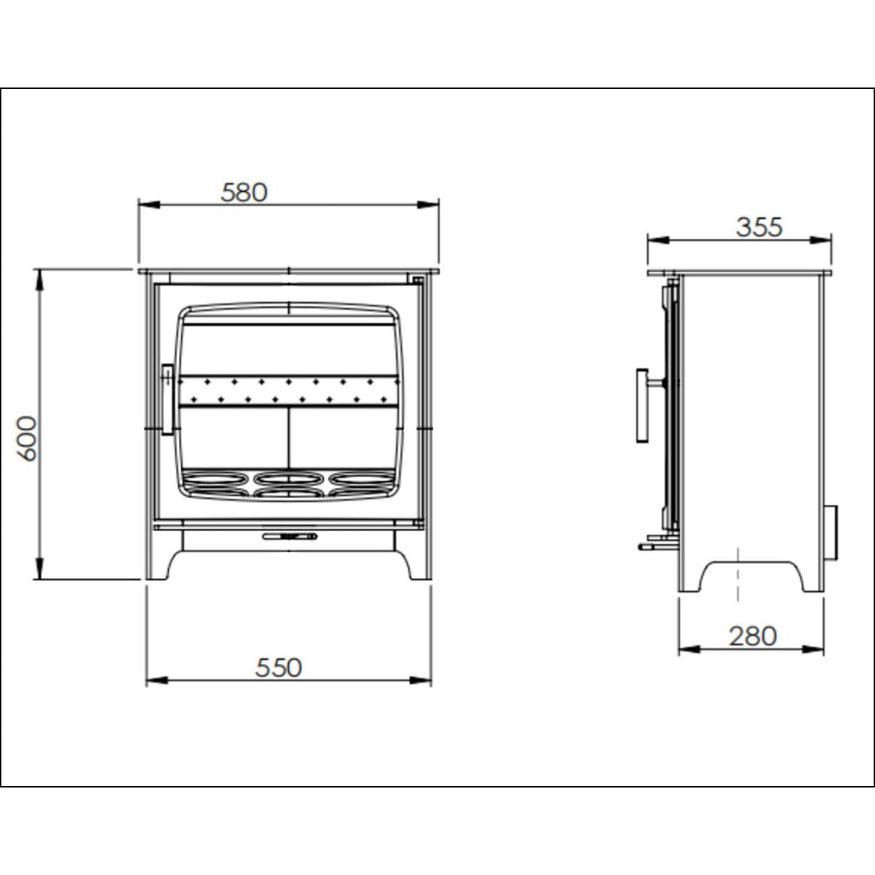 Carron ECO Revolution 8kW Stove