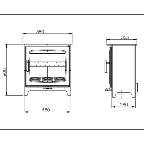 Carron ECO Revolution 8kW Stove