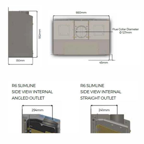 Di Lusso R6 Slimline - Excellent Prices - 02921 152171 - Stoves World Ltd