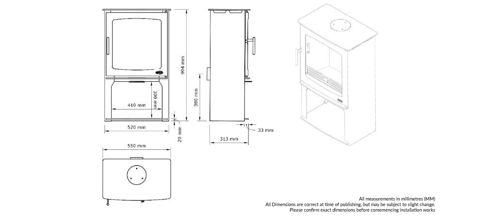 Henley Hazelwood 5kW with Logbox