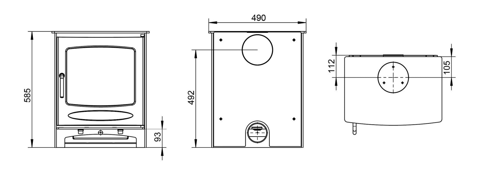 Henley Sherwood 8.2kW Multi Fuel (Eco)